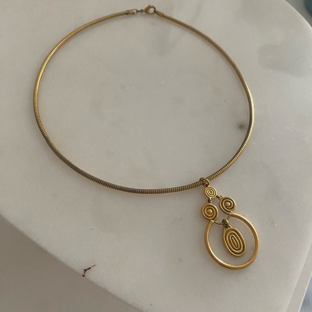 gold necklace